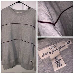H&M Grey Crewneck